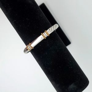 Silver and Gold Colored Bracelet